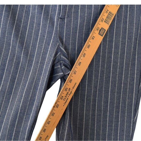 Liverpool Blue Herringbone Pants Womens 14x 28 Career Soft Tailored Office - Picture 11 of 11
